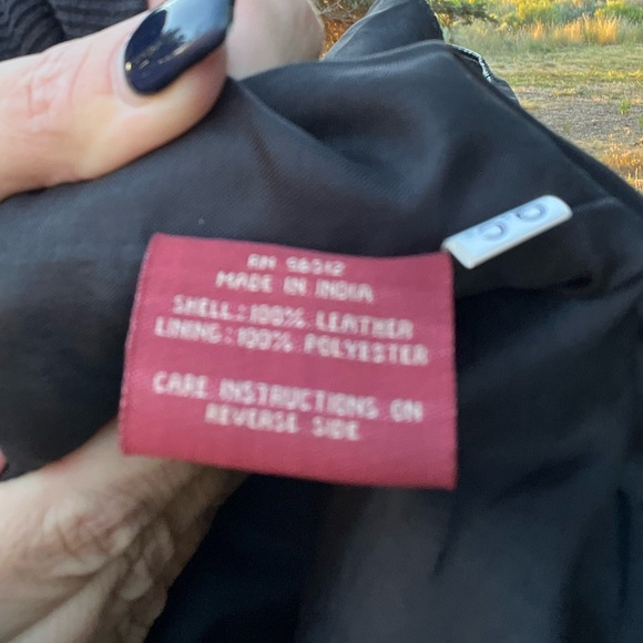 Vintage 100% Leather Biker Snap Front Motorcycle Vest Size 3XL - Picture 6 of 8